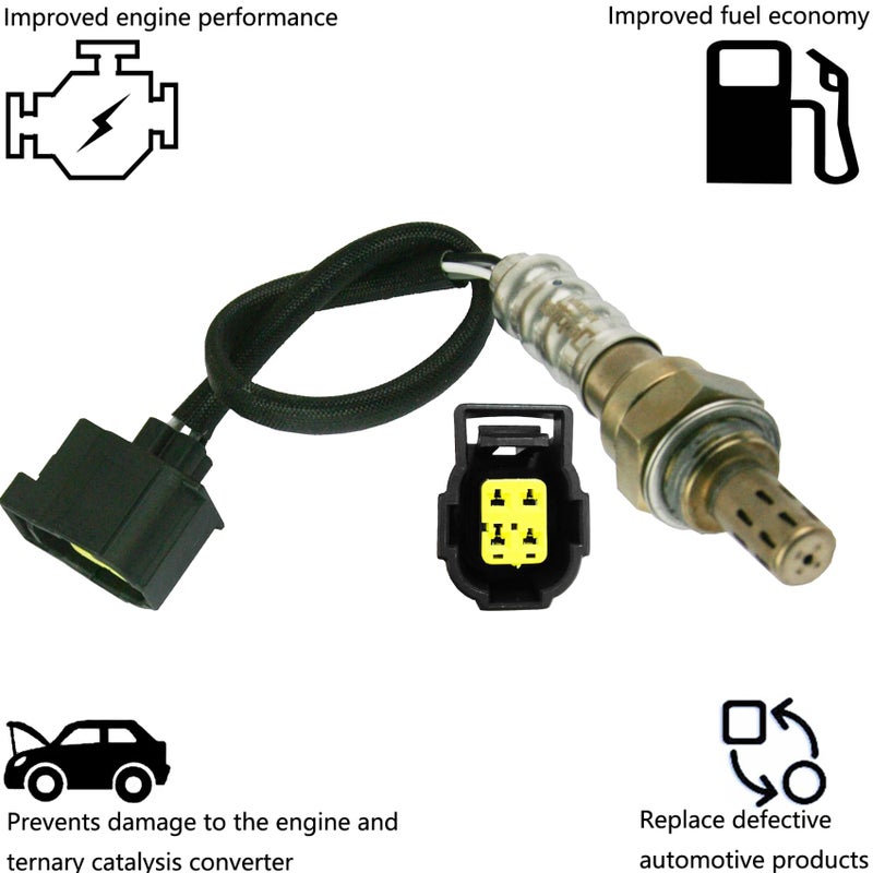 Dropwater Front Left Or Right Side O2 Sensor Oxygen Sensor Replacement for Dodge Avenger, Challenger, Charger, Durango, Grand Caravan, Journey Upstream Oxygen Sensor - Image 3